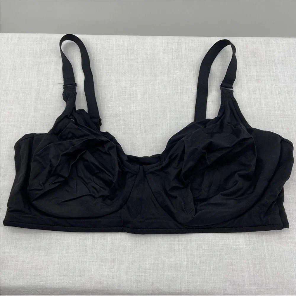 New Soma Embraceable Reversible unlined bralette Women’s Small Wireless Black